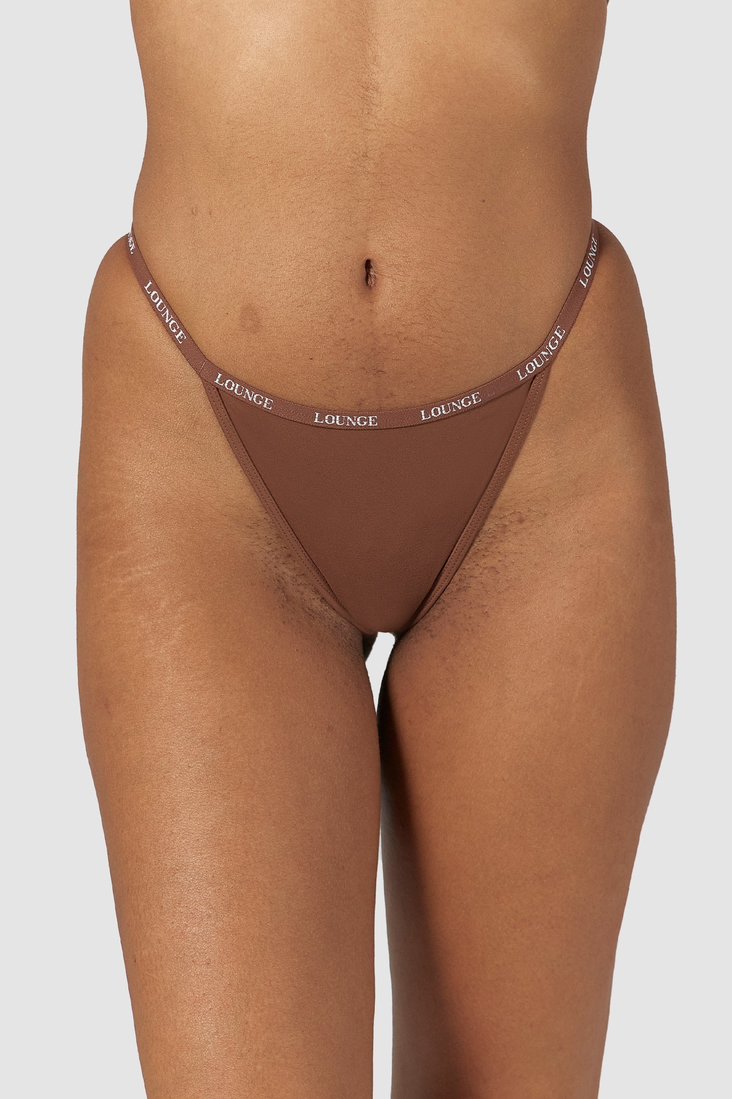 Smooth Thong - Chestnut
