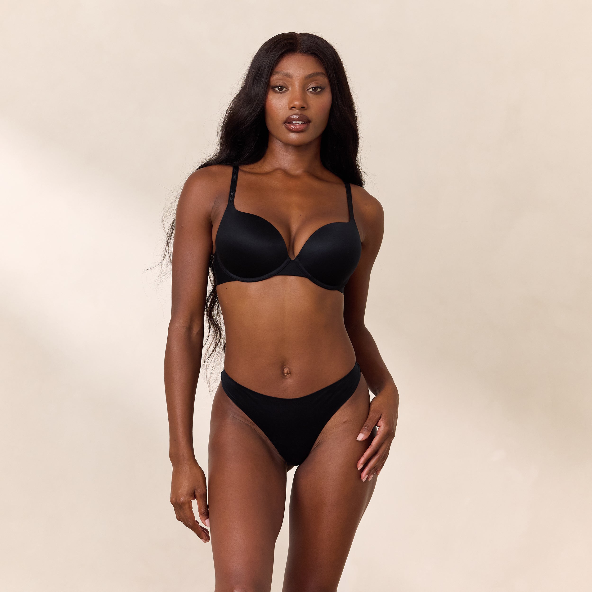 Everyday High Push-Up Bra - Black