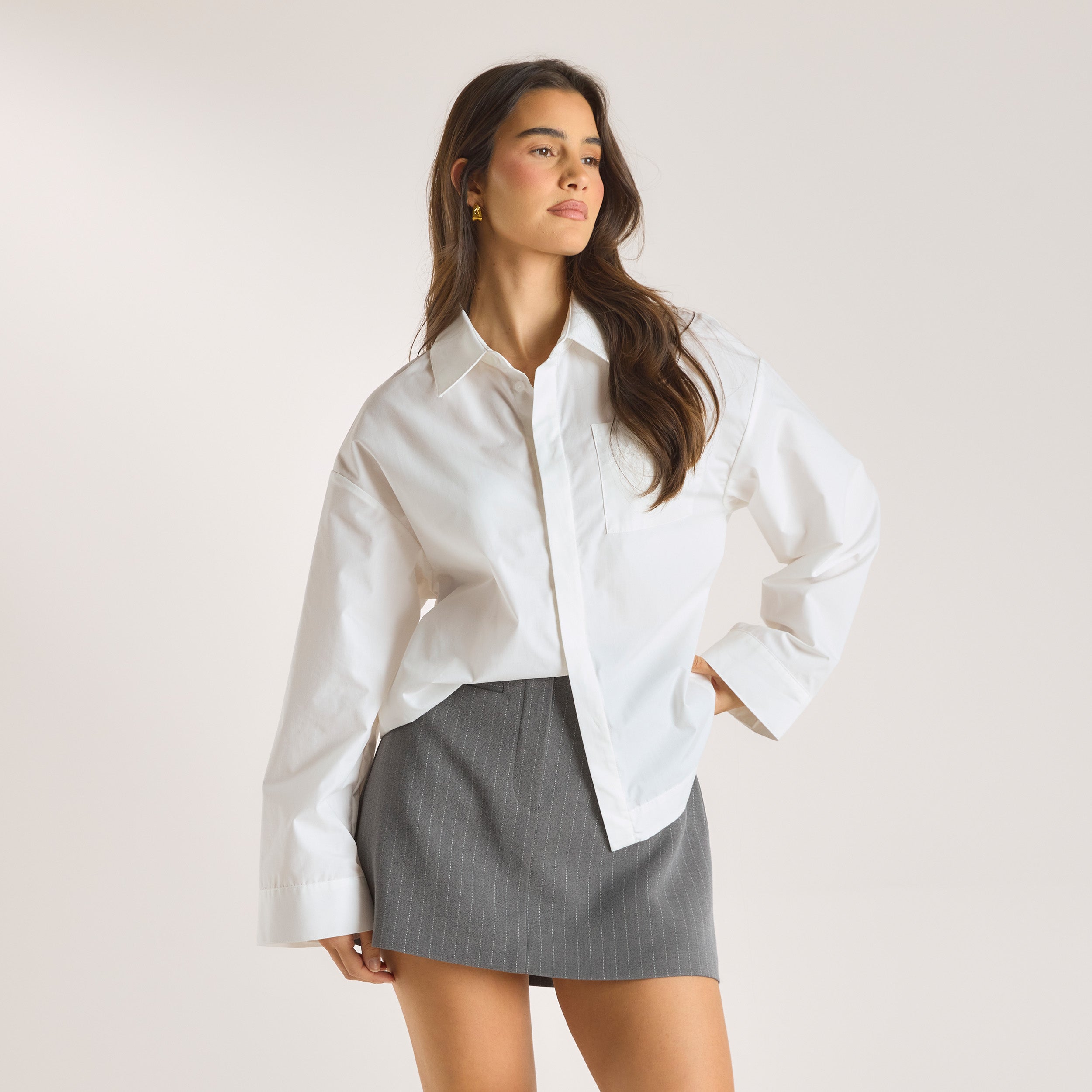 Cotton Shirt - White