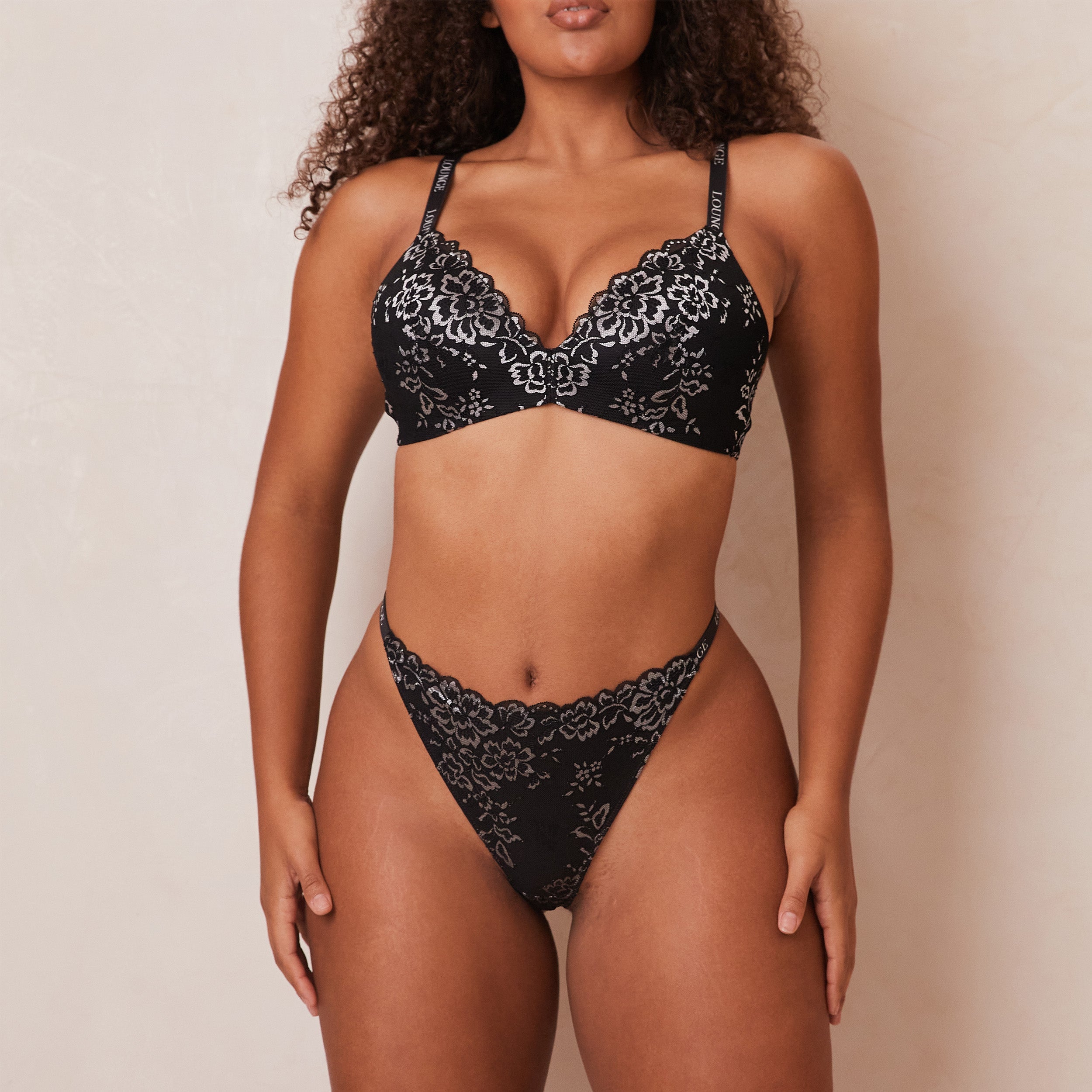 Lace Magic Bra  - Black