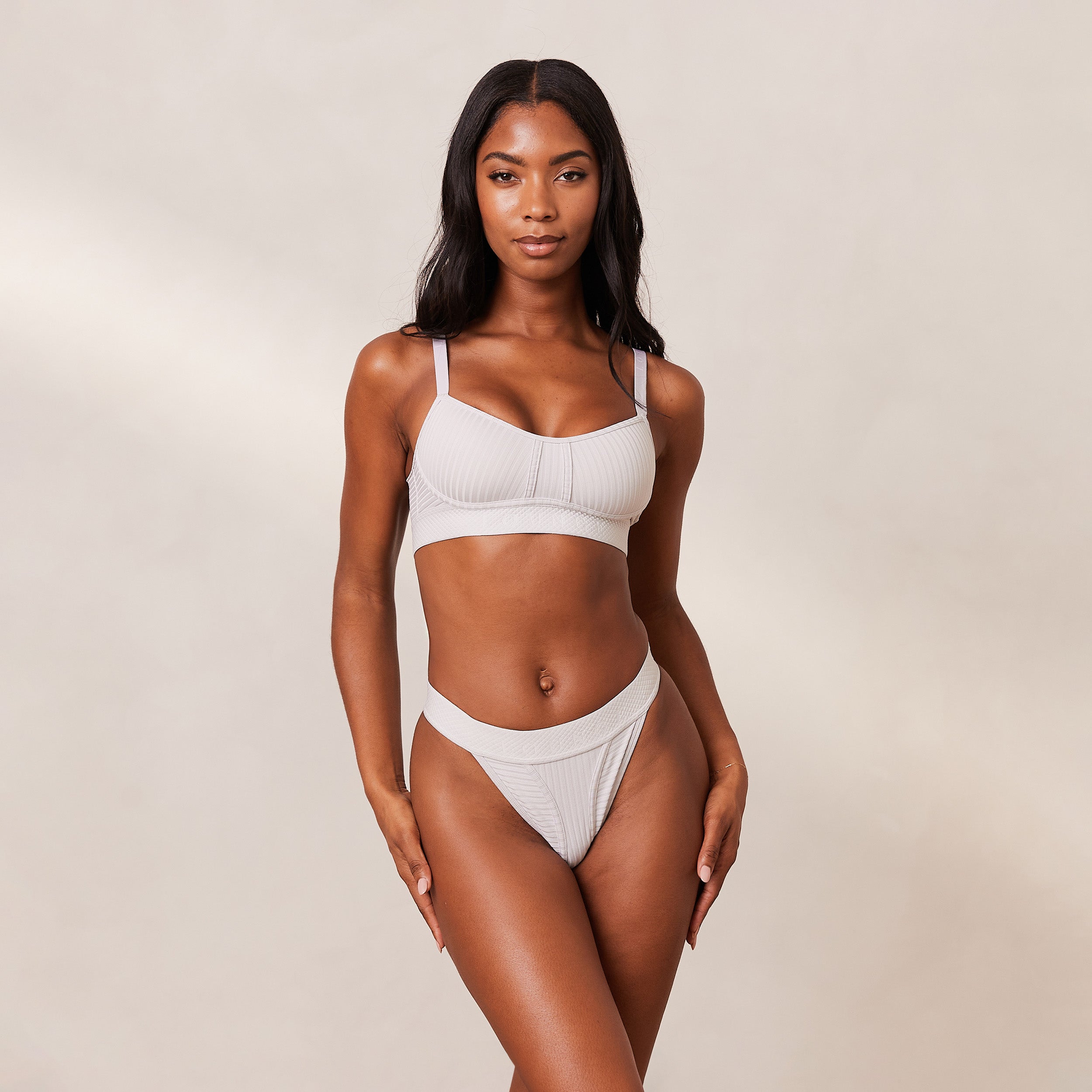 Bare Bra  - Gray