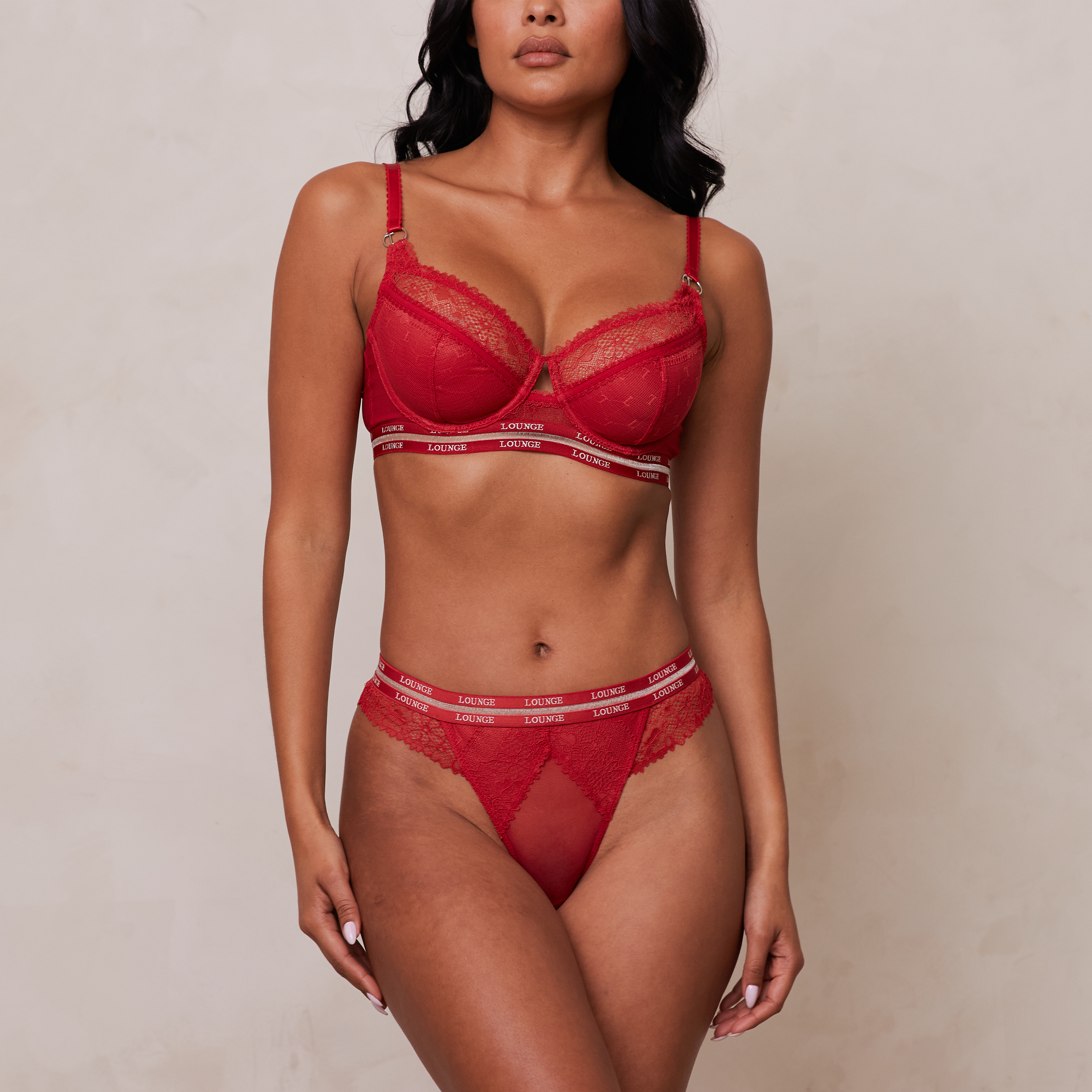 Vogue Balcony Bra  - Maroon