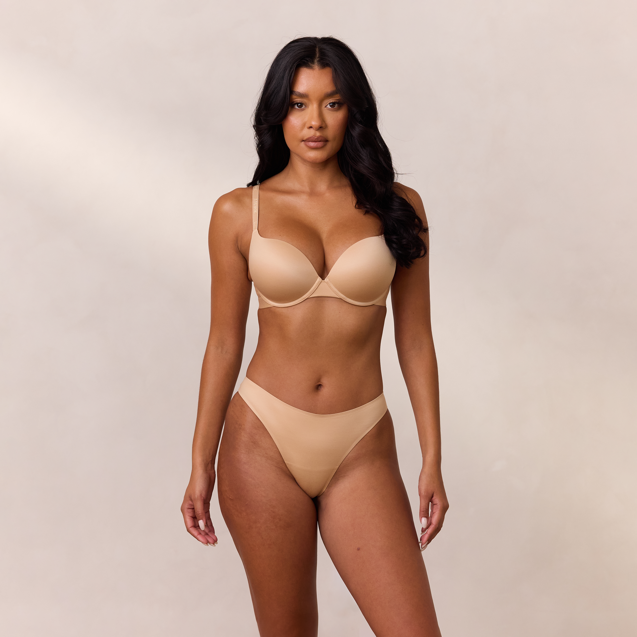 Everyday High Push-Up Bra - Sand