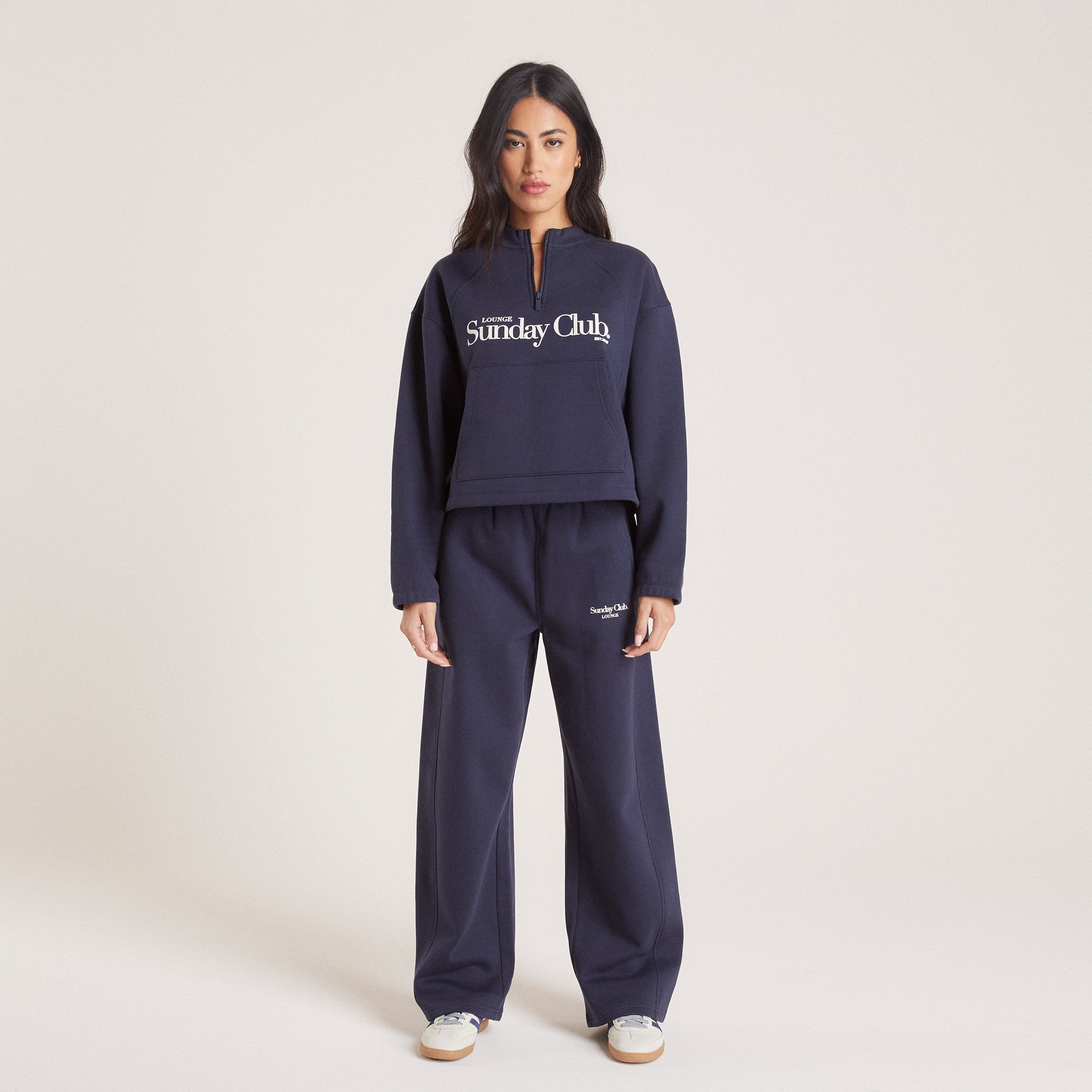 Straight Leg Sweatpants - Ink Blue