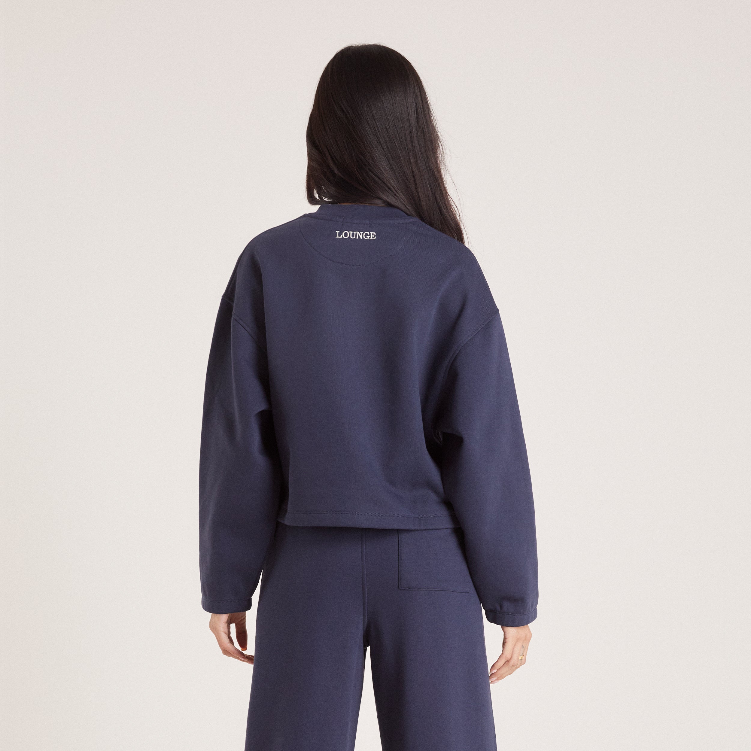 Quarter Zip Sweater - Ink Blue