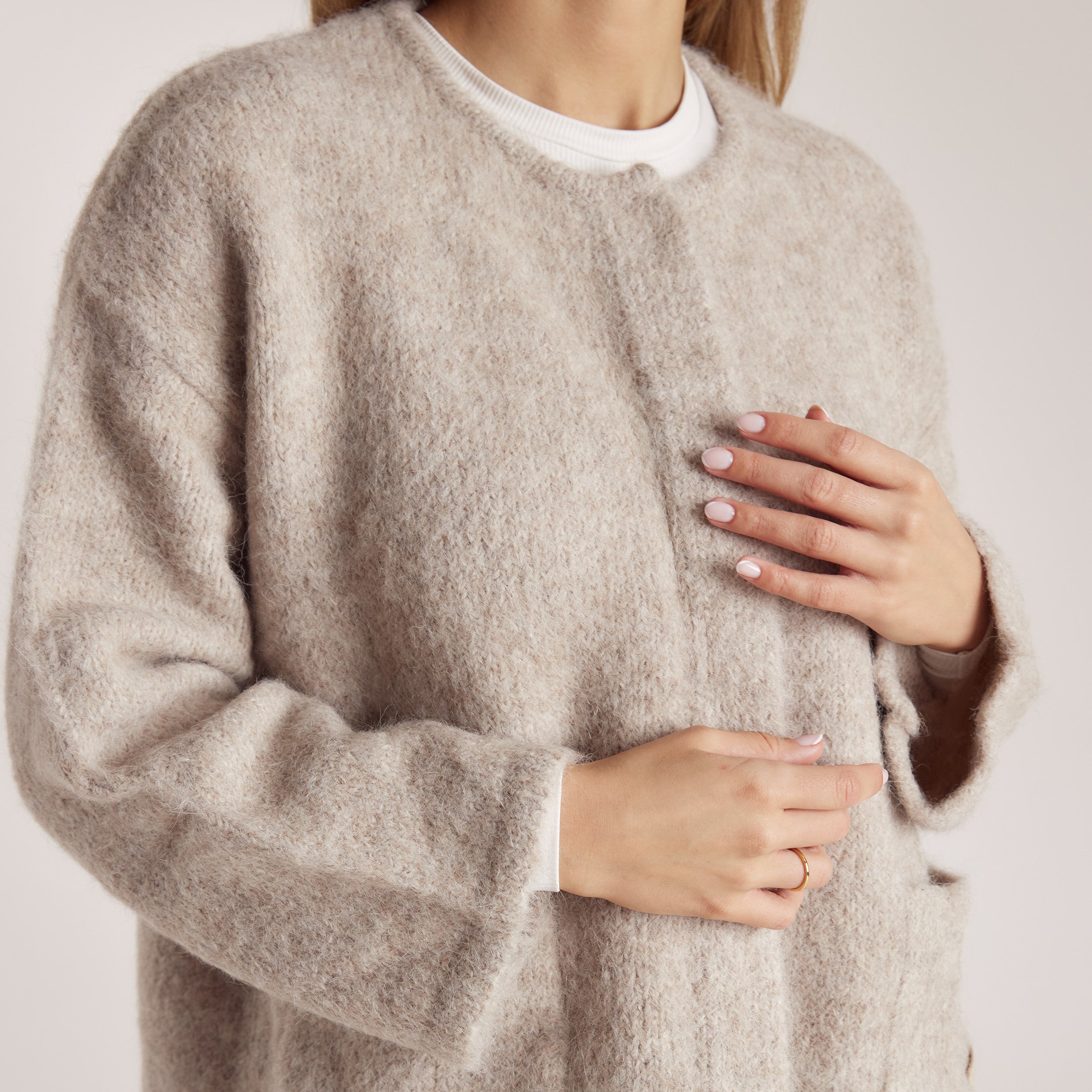 Alpaca Blend Jacket - Mink