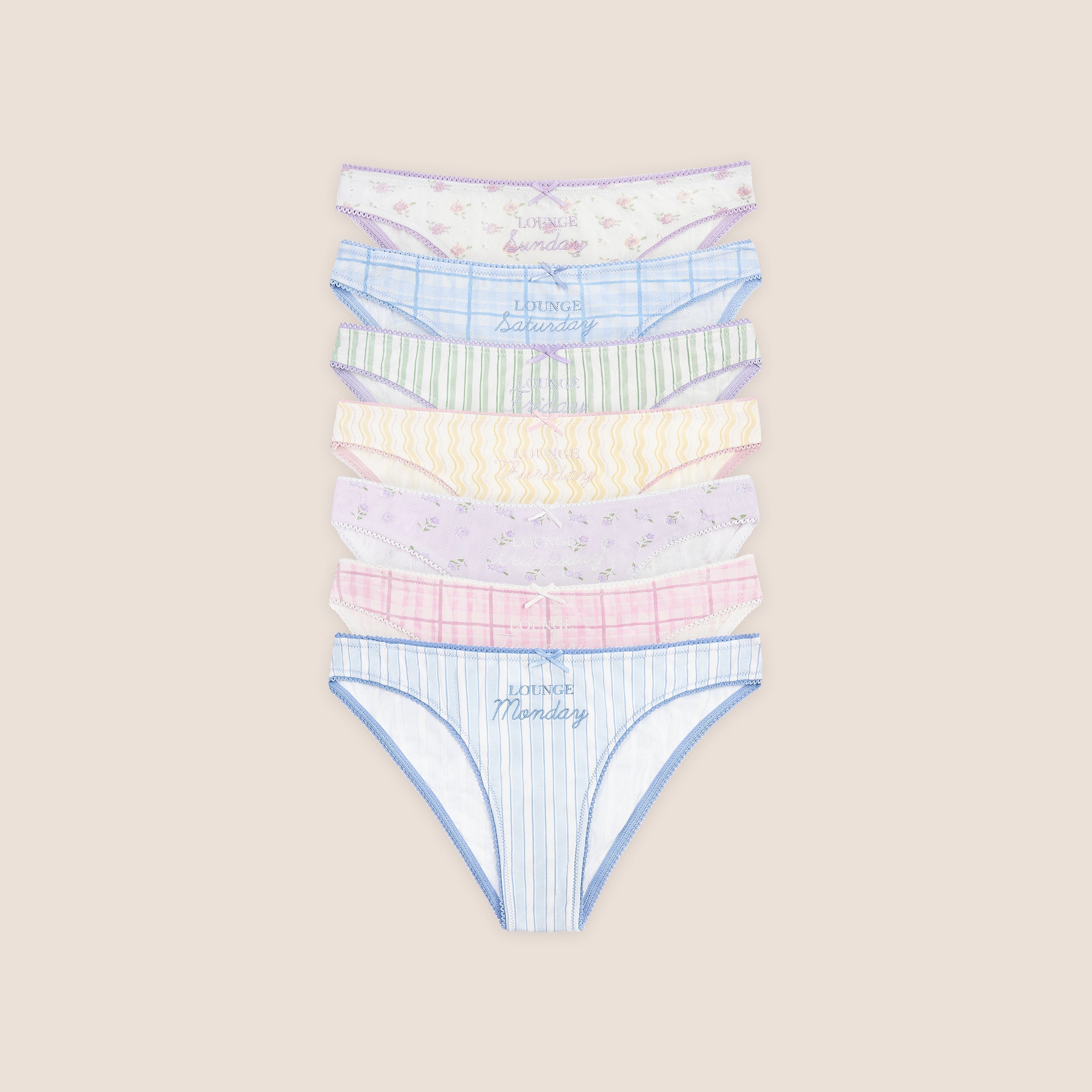 Days of the Week Briefs (7-Pack) - Multicolour Print