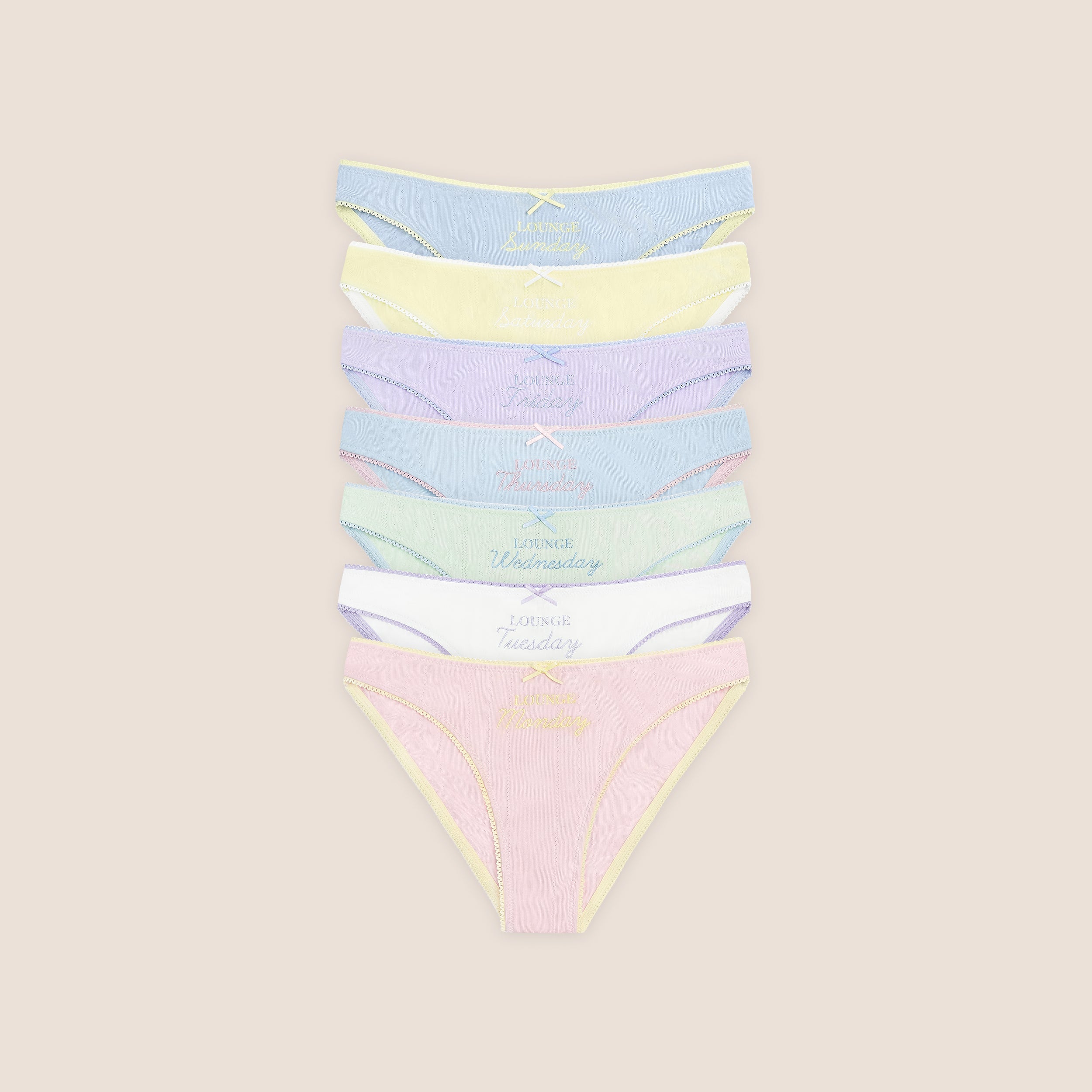 Days of the Week Briefs (7-Pack) - Multicolour Pastel